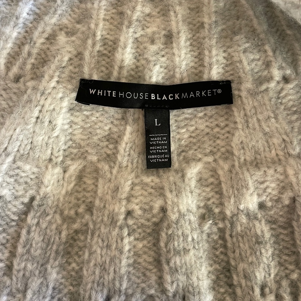 WHBM Gray Blend Sweater
